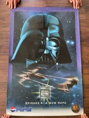 Set of 3 Star Wars 1996 Trilogy Special Edition Pepsi Posters 24" x 36"