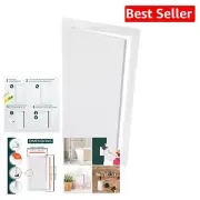 Paintable 8" x 16" Steel Access Panel for Quick Maintenance - White, Lightweight