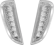 Side Mirror Indicator Light For Cayenne 957 2007 2008 2009 2010 Car Front Bumper LED DRL Daytime Running Light Fog Light With Turn Signal Lamp Dynamic Indicators