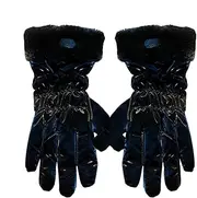 [Dybnuhoc] Warming Touchscreen Gloves, Women Cycling Gloves, Water-Resistant Gloves Women, Windproof Thermal Gloves, Lightweight Winter Mittens, Soft Women Gloves Cold Weather, Women’s Running Gloves