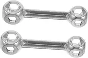 MUELODSIC Multi-Purpose Wrench Kit Precision Hexagon Wrenches for Bike Motorcycle and Mechanic Use Sturdy Alloy Construction