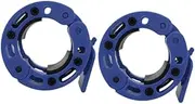 Ｓｉｍｈｏａ 2x Barbell Clamps Collars Barbell Buckle Quick Release Pair of Locks Collar Clips for Home, Blue
