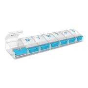 Weekly (7-Day) AM/PM Pill Organizer, Vitamin Case, and Medicine Box, X-Large ...
