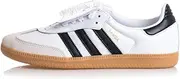 [adidas Originals] Samba LT Womens Sneaker, Cloud White/Core Black/Gold Metallic, 5
