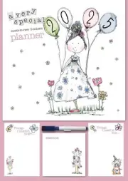 TRACEY RUSSELL - PLANNING - 2025 WALL CALENDAR - BRAND NEW - 845938