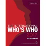 THE INTERNATIONAL WHO’S WHO 2017