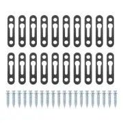 20 Pcs Hinges Soft Close Cabinet Connector Eccentric Connectors Galvanized