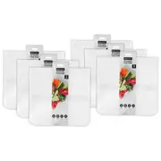 12pc Boxsweden 3L Reusable 2D Food Storage Seal Bags Zip Lock Container Clear