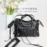 二手現貨 BALENCIAGA 世家 機車包 CLASSIC CITY XS 銀釦 20CM 505555