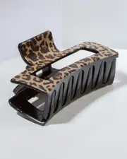 Leopard Print Claw Clip