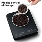 3KG/0.1G Digital Coffee Scale with Timer Food Baking Scale Kitchen