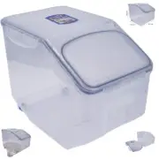 LOCK & LOCK Plastic Food Storage Containers with Lids Flip-Top 50.7 Cup Rice Hom