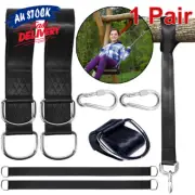 2Pcs Swing Straps Outdoor Tree 150cm Hanging Strap Patio Hammock Swings Garden