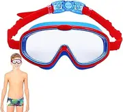 Swimming Goggles for Kids - Anti-UV Clear Vision Water Pool Goggle for Boys Girls - Underwater Anti-Fog Wide View Swim Goggles Equipment for Boys and