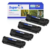 4PK Q2612A 12A Toner Cartridge BLK For HP LaserJet 1010 1012 1015 1018 1020 1022