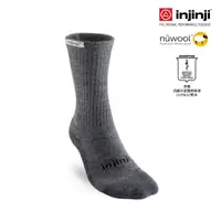 在飛比找momo購物網優惠-【Injinji】男款羊毛中筒健行襪-外襪[石墨灰]MAA6