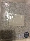 West Elm One (1) Dash Jacquard Curtain 48x96 Platinum Gray NWT!