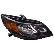 Headlight For 2014-15 Honda Civic Passenger Side Black Chrome Housing Clear Lens (for: Honda)