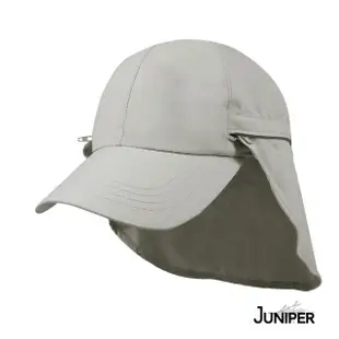 【Juniper 朱尼博】吸濕排汗防潑水抗UV運動披風帽 MJ7638(帽子/鴨舌帽/休閒帽/運動帽)