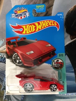 Hot Wheels "Lamborghini Countach" NIP #152/265 X1