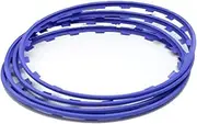 Rim Protector Wheel Rim Protector Rim Protector Blue, 16/17/18/19/20In, 4PCS Automotive Rims Guard Protection Trim, for Most Car Models 0810(Color:D,Size:20 inches)(17 inches)