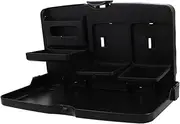 iplusmile Foldable Car Backseat Table Automotive Eating Tray Multi-function Laptop Desk Portable Car Rear Table Seat Back Folding Construction