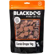Black Dog Carob Buttons Dog Treats 1Kg 1kg