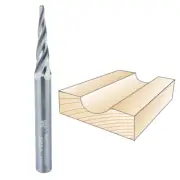 Whiteside Conical Tapered CNC Router Bit 1/16 in. D x 1/32 in. R