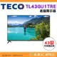 只配送不含安裝 可舊機回收 東元 TECO TL43GU1TRE 液晶顯示器 43型 公司貨 螢幕 高畫質