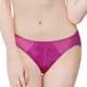 思薇爾 花羨系列M-XL蕾絲低腰三角女內褲(果醬紫)