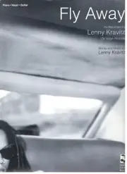 LENNY KRAVITZ "FLY AWAY" SHEET MUSIC-PIANO/VOCAL/GUITAR-RARE-BRAND NEW ON SALE!!