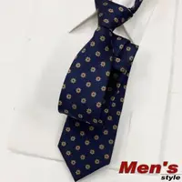 在飛比找momo購物網優惠-【vivi 領帶家族】拉鍊窄版7cm領帶(061822藍)