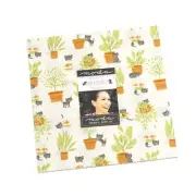 Moda Here Kitty Kitty Layer Cake by Stacy Iest Hsu ~ Cat Feline Cotton Fabric