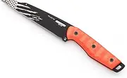 Hydra FINAL CALL IV Tactical Survival Knife, 155 mm Sleipner steel blade and Micarta handle, includes kydex sheath