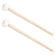 2 Pcs Trumpet Hammer Man Gong Mallet Drum Mallets Percussion Authentic
