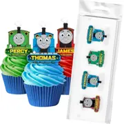 Thomas the Tank Engine Edible Wafer Cupcake Toppers (Pack of 16)