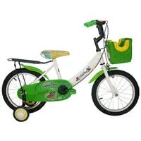 在飛比找鮮拾優惠-【Adagio】16吋酷樂狗打氣胎童車附置物籃-綠色