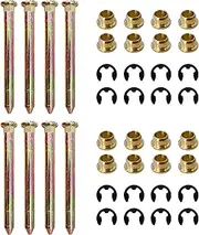 8 Sets Door Hinge Pins Bushings Kit Compatible with Ford F150 F250 F350 Bronco