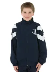 Navy/White Taslon Jacket