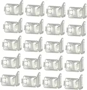 jojofuny 20pcs Pp Plastic Memory Storage Case Holder for T-Flash Card Clear Card Case