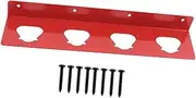 Generic 12V Battery Holder Battery Dock Upright Hanger Bracket High Strength 4 Slots Organizer Display Stand for Shelve Workshops