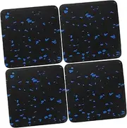 4pcs Treadmill Pads Exercise Mats Soundproofing Noise Reduction and Anti-Slip for Elliptical Bike Home Gym