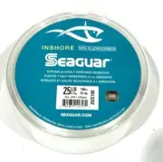 Seaguar Fluorocarbon Fishing Line 25 Lbs 100 Yards 25IS100 In Shore 100 (6-Pack)