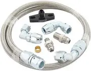 Aeroflow Universal Turbo Oil Feed Line -6AN Line Kit Npt/Bsp 1 Metre - AF30-1012