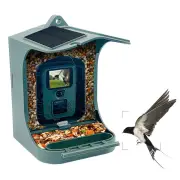 ZANLURE BC303 Solar Powered 1080P 24MP Wireless Smart Bird Feeder Camera IP65 Waterproof With Motion Sensor Bird Feeder