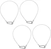 ULTECHNOVO Security Cable Loops Heavy Duty Cable Locks for Luggage Rack Safety Stage Lights Plant Lights