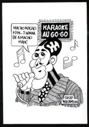 Skip Williamson AUTOGRAPHED 7x10 Sammy Smoot ORIGINAL ART PSA/DNA Signed Karaoke