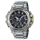 【CASIO 卡西歐】G-SHOCK MT-G 碳纖維核心 太陽能藍芽電波手錶 銀X金 MTG-B3000D-1A9_50.9mm