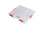 Tactix 18 Compartment Hardware Tools Storage box with Removable Dividers