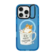 iPhone 16 Pro Impact Ring Stand Case MagSafe Compatible Do not disturb cats!